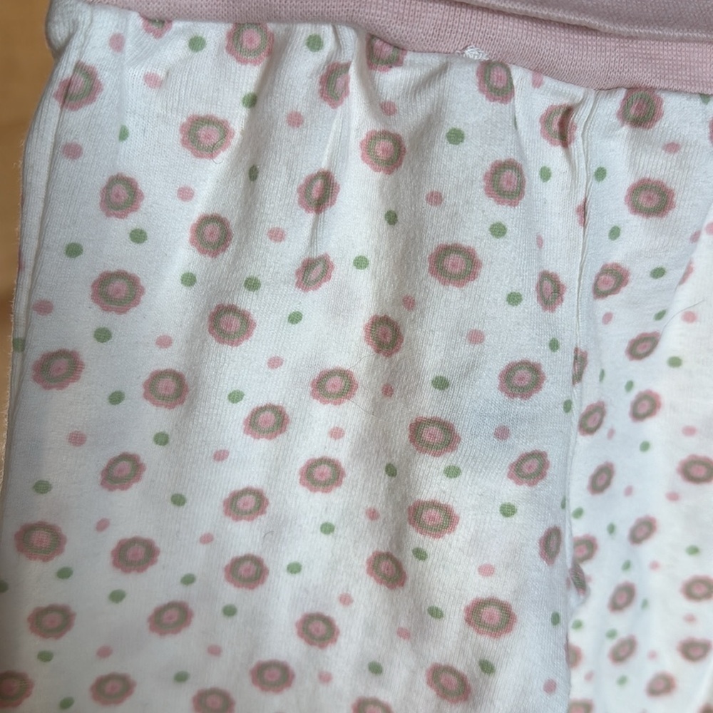 Under the Nile 100% Organic Cotton Kimono Side Snap Top & Pant Set Sz 0-3 Mths - Picture 10 of 13